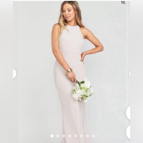 Show Me Your MuMu Wedding Chicago High Neck Gown Size S - Picture 1 of 10